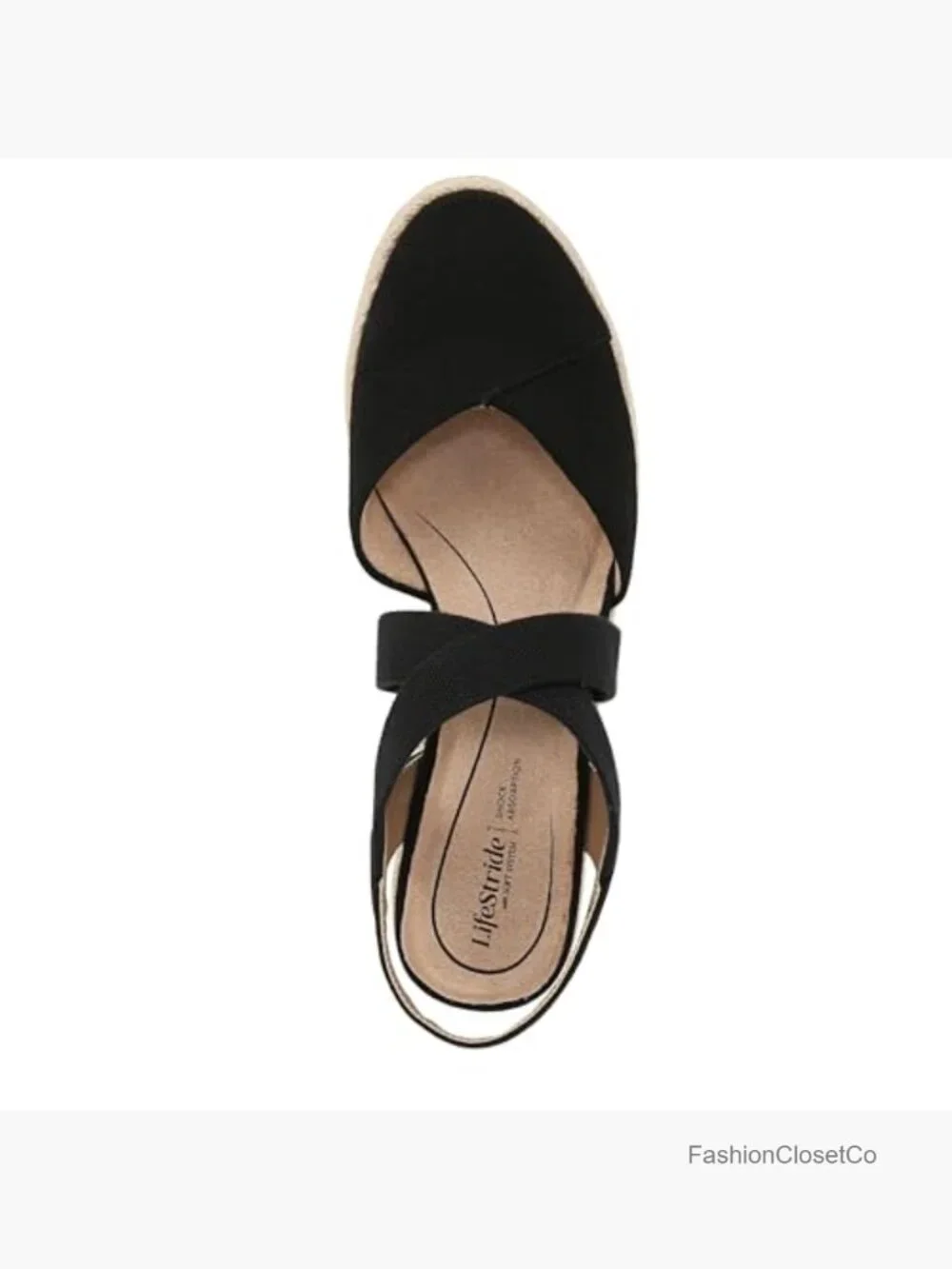 Womens Espadrille Wedge Sandals with Soft System Comfort